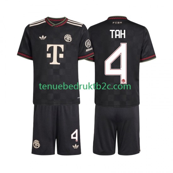 3de shirt FC Bayern München Jonathan Tah 4 Voetbalteneu Kinderen 2025-26 S-S