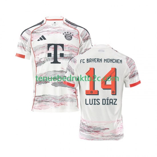 Uitshirt FC Bayern München Luis Diaz 14 Mannen 2025-26 S-S