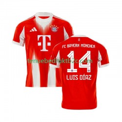 Thuisshirt FC Bayern München Luis Diaz 14 Mannen 2025-26 S-S