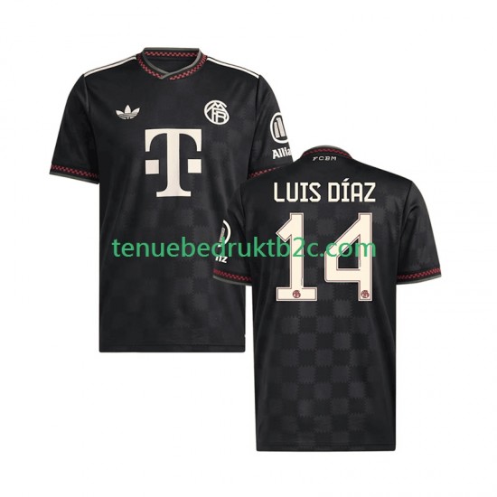 3de shirt FC Bayern München Luis Diaz 14 Mannen 2025-26 S-S