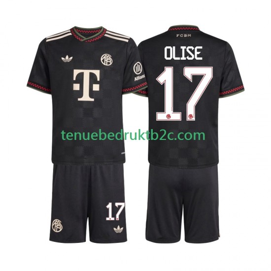 3de shirt FC Bayern München Michael Olise 17 Voetbalteneu Kinderen 2025-26 S-S