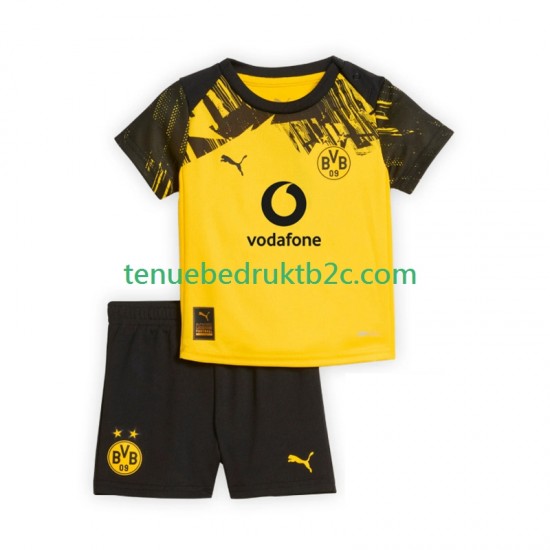 Thuisshirt Borussia Dortmund Voetbalteneu Kinderen 2025-26 S-S