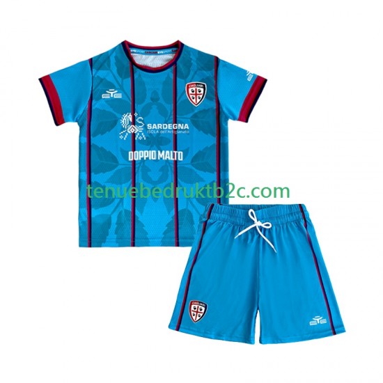 3de shirt Cagliari Voetbalteneu Kinderen 2025-26 S-S