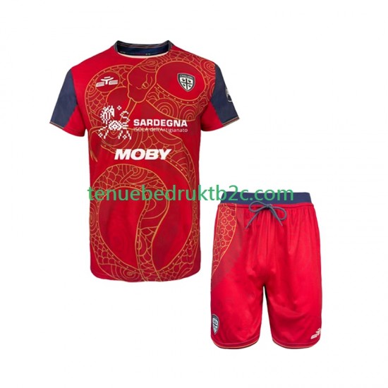 Thuisshirt Cagliari Special Voetbalteneu Kinderen 2025-26 S-S