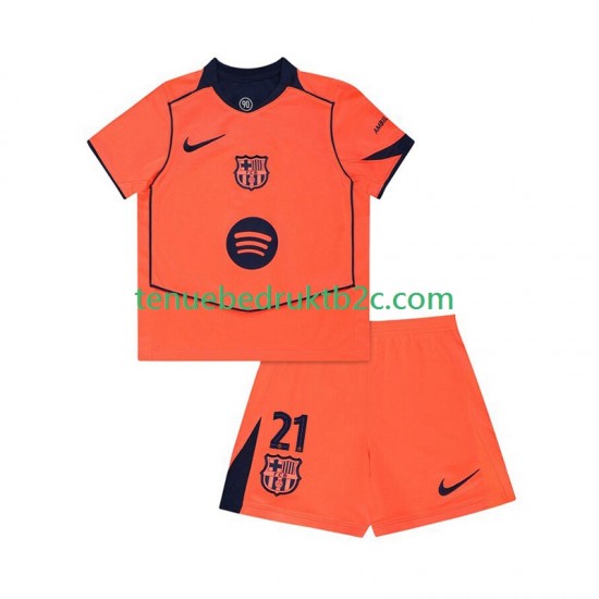 3de shirt FC Barcelona Frenkie de Jong 21 UCL Voetbalteneu Kinderen 2025-26 S-S