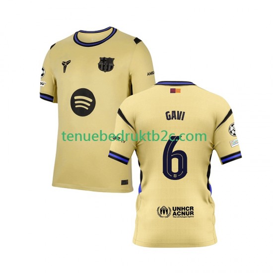 Uitshirt FC Barcelona Gavi 6 Champions League Mannen 2025-26 S-S