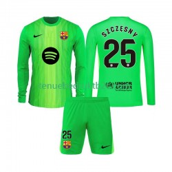 Thuisshirt FC Barcelona Keeper Szczesny 25 Voetbalteneu Kinderen 2025-26 L-S