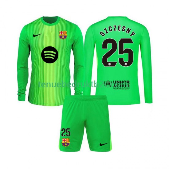 Thuisshirt FC Barcelona Keeper Szczesny 25 Voetbalteneu Kinderen 2025-26 L-S
