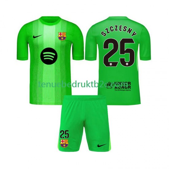 Thuisshirt FC Barcelona Keeper Szczesny 25 Voetbalteneu Kinderen 2025-26 S-S