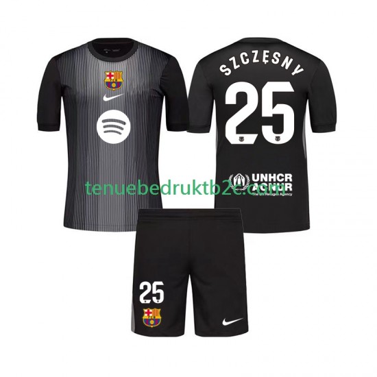 3de shirt FC Barcelona Keeper Szczesny 25 Voetbalteneu Kinderen 2025-26 S-S