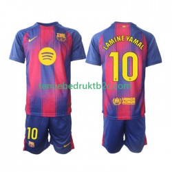 Thuisshirt FC Barcelona Lamine Yamal 10 Voetbalteneu Kinderen 2025-26 S-S