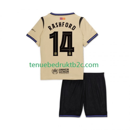 Uitshirt FC Barcelona Marcus Rashford 14 UCL Voetbalteneu Kinderen 2025-26 S-S