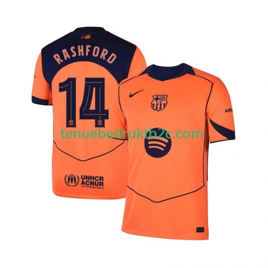 3de shirt FC Barcelona Marcus Rashford 14 UCL Mannen 2025-26 S-S