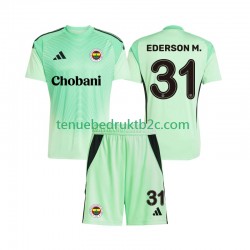 Uitshirt Keeper Fenerbahce Ederson Moraes 31 Voetbalteneu Kinderen 2025-26 S-S