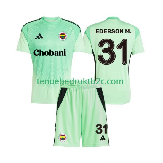 Uitshirt Keeper Fenerbahce Ederson Moraes 31 Voetbalteneu Kinderen 2025-26 S-S