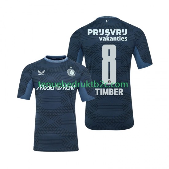 Uitshirt Feyenoord Rotterdam Quinten Timber 8 Mannen 2025-26 S-S