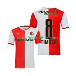 Thuisshirt Feyenoord Rotterdam Quinten Timber 8 Mannen 2025-26 S-S