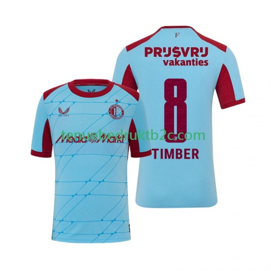 3de shirt Feyenoord Rotterdam Quinten Timber 8 Mannen 2025-26 S-S