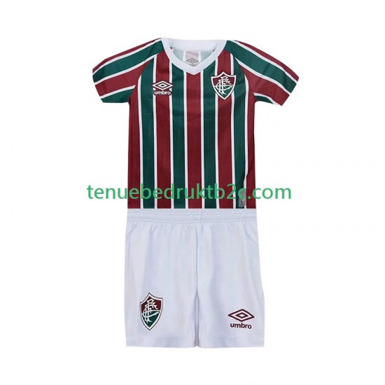 Thuisshirt Fluminense Voetbalteneu Kinderen 2025-26 S-S