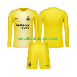 Uitshirt Inter Milan Keeper Voetbalteneu Kinderen 2025-26 L-S