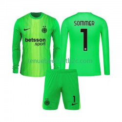 3de shirt Inter Milan Keeper Yann Sommer 1 Voetbalteneu Kinderen 2025-26 L-S