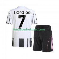 Thuisshirt Juventus Francisco Conceicao 7 Voetbalteneu Kinderen 2025-26 S-S