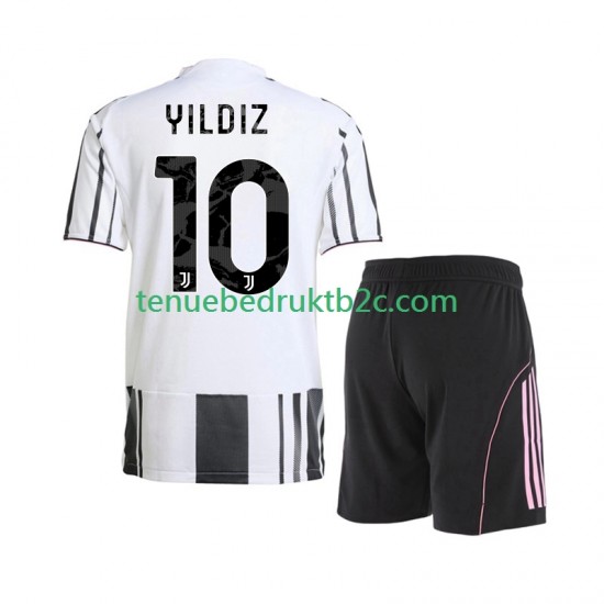 Thuisshirt Juventus Kenan Yildiz 10 Voetbalteneu Kinderen 2025-26 S-S