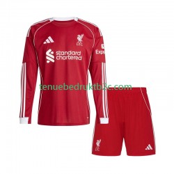 Thuisshirt Liverpool Voetbalteneu Kinderen 2025-26 L-S