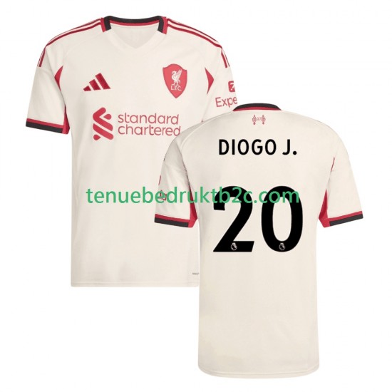 Uitshirt Liverpool Diogo Jota 20 Mannen 2025-26 S-S