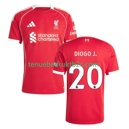 Thuisshirt Liverpool Diogo Jota 20 Mannen 2025-26 S-S