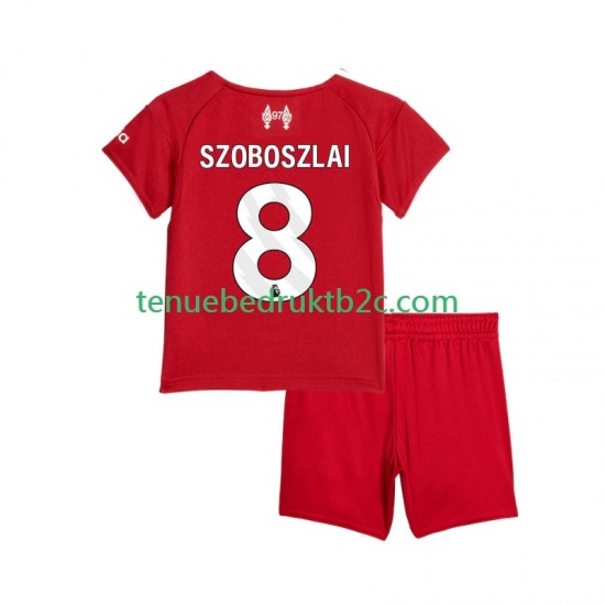 Thuisshirt Liverpool Dominik Szoboszlai 8 Voetbalteneu Kinderen 2025-26 S-S