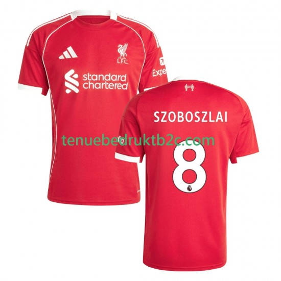 Thuisshirt Liverpool Dominik Szoboszlai 8 Mannen 2025-26 S-S