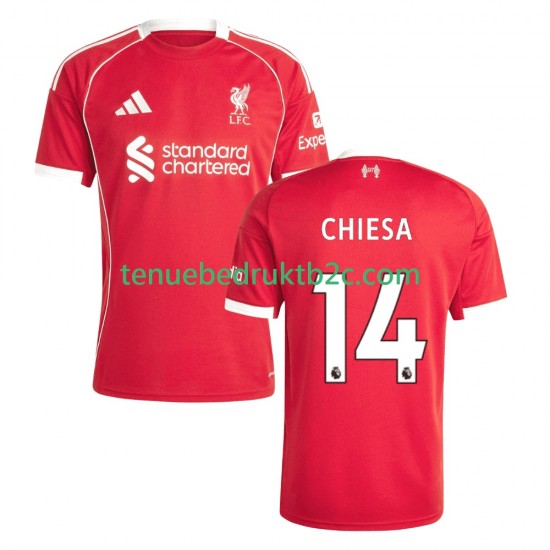 Thuisshirt Liverpool Federico Chiesa 14 Mannen 2025-26 S-S