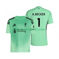 Thuisshirt Liverpool Keeper Alisson Becker 1 Mannen 2025-26 S-S