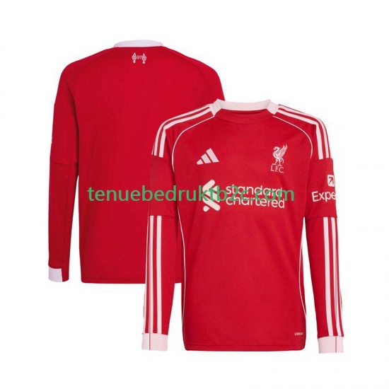 Thuisshirt Liverpool Mannen 2025-26 L-S