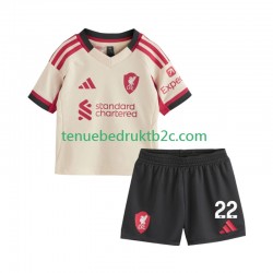 Uitshirt Liverpool Hugo Ekitike 22 Voetbalteneu Kinderen 2025-26 S-S