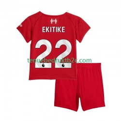 Thuisshirt Liverpool Hugo Ekitike 22 Voetbalteneu Kinderen 2025-26 S-S