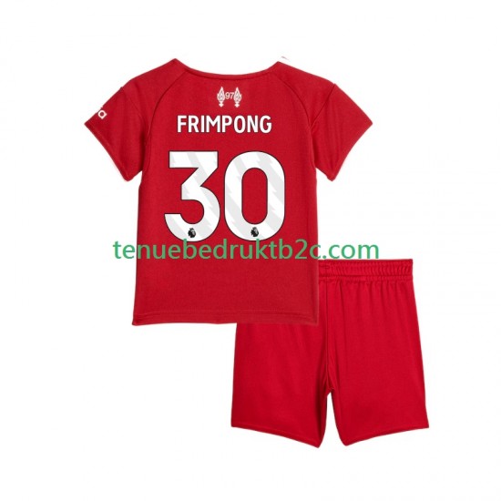 Thuisshirt Liverpool Jeremie Frimpong 30 Voetbalteneu Kinderen 2025-26 S-S