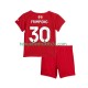 Thuisshirt Liverpool Jeremie Frimpong 30 Voetbalteneu Kinderen 2025-26 S-S
