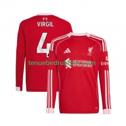 Thuisshirt Liverpool Virgil van Dijk 4 Mannen 2025-26 L-S