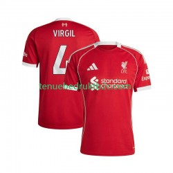 Thuisshirt Liverpool Virgil van Dijk 4 Mannen 2025-26 S-S