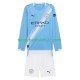 Thuisshirt Manchester City Voetbalteneu Kinderen 2025-26 L-S