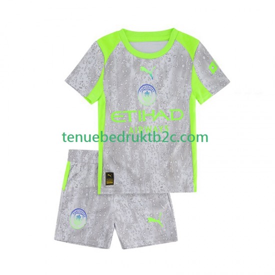 3de shirt Manchester City Voetbalteneu Kinderen 2025-26 S-S