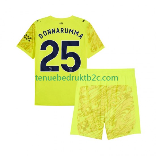 3de shirt Manchester City Keeper Gianluigi Donnarumma 25 Voetbalteneu Kinderen 2025-26 S-S