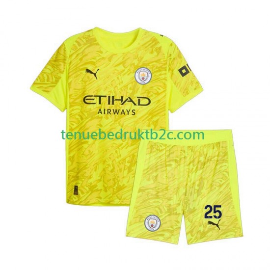 3de shirt Manchester City Keeper Gianluigi Donnarumma 25 Voetbalteneu Kinderen 2025-26 S-S