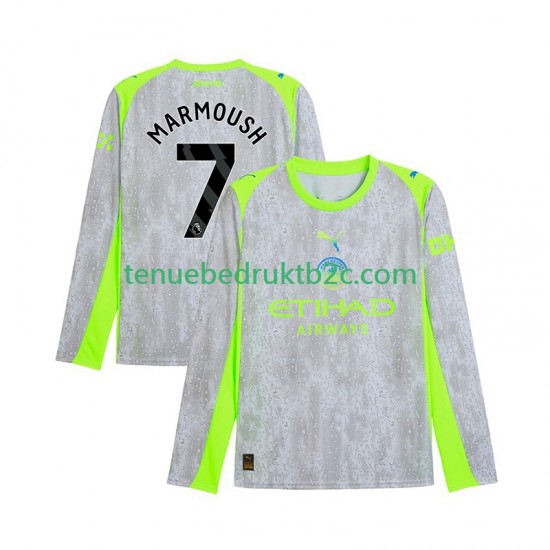 3de shirt Manchester City Omar Marmoush 7 Mannen 2025-26 L-S