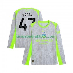 3de shirt Manchester City Phil Foden 47 Mannen 2025-26 L-S