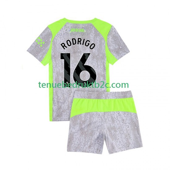 3de shirt Manchester City Rodrigo Hernandez 16 Voetbalteneu Kinderen 2025-26 S-S