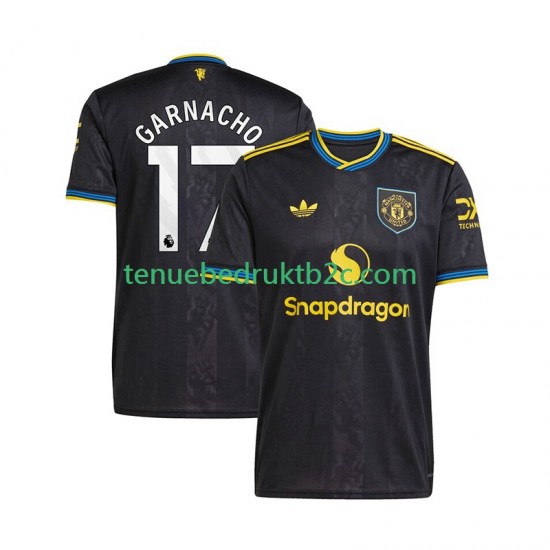 3de shirt Manchester United Alejandro Garnacho 17 Mannen 2025-26 S-S