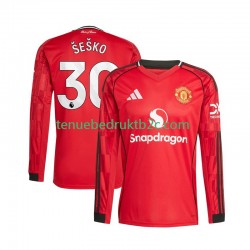 Thuisshirt Manchester United Benjamin Sesko 30 Mannen 2025-26 L-S
